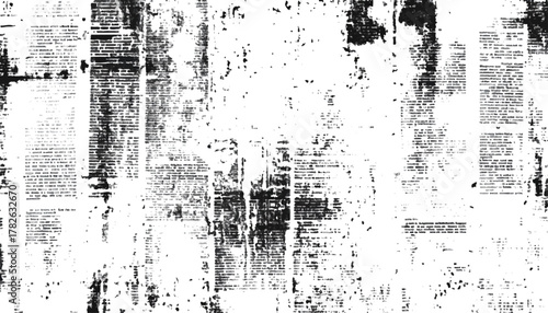 Wallpaper Mural Vintage old newspapers texture. Newspaper with old grunge vintage unreadable paper texture background.  Torontodigital.ca