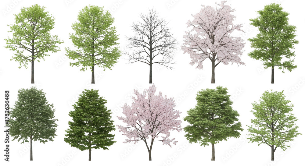 Obraz premium Tree isolated on transparent background
