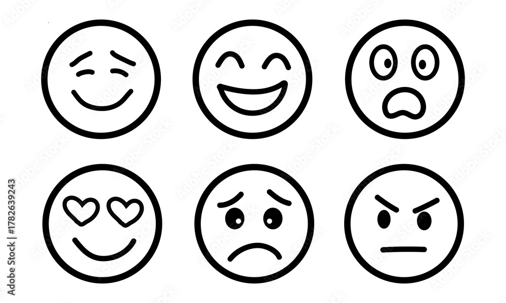 Fototapeta premium Funny Easter egg characters with expressive cartoon faces