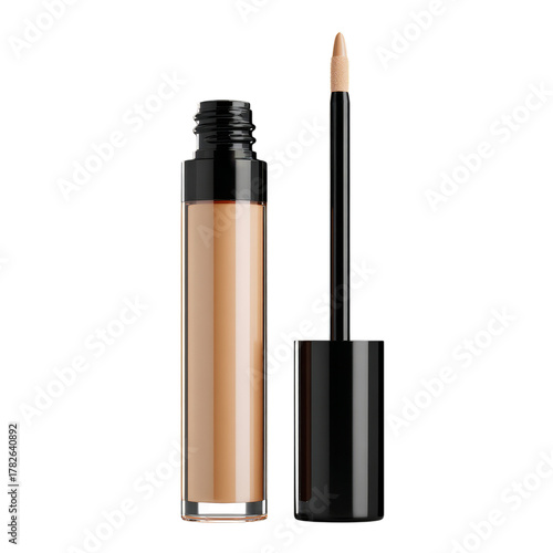 Liquid Foundation Bottle With Applicator for Flawless Makeup Application at Home