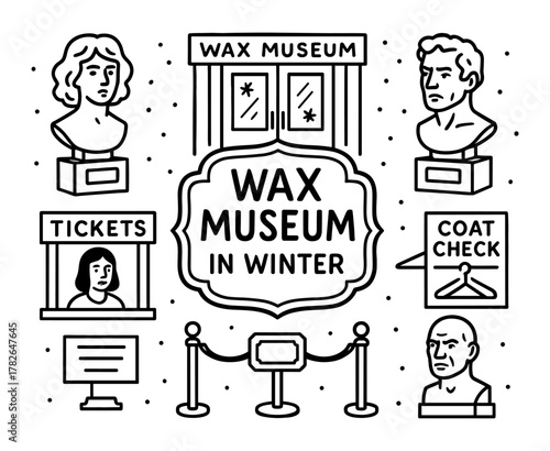 Winter wax museum experience: entry, exhibits, and services visual guide