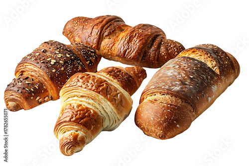 Croissants selection.