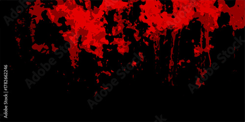 Vintage grunge pattern for design and decoration space for text. Abstract black and red fantasy watercolor background. Mimics marbled textures with high-contrast flowing shapes liquid.