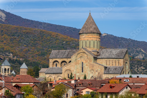 Ancient Svetitskhoveli Orthodox Cathedral, Mtskheta, Georgia