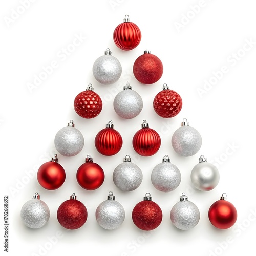 Elegant White and Silver Snowflakes on Pastel Blue Background