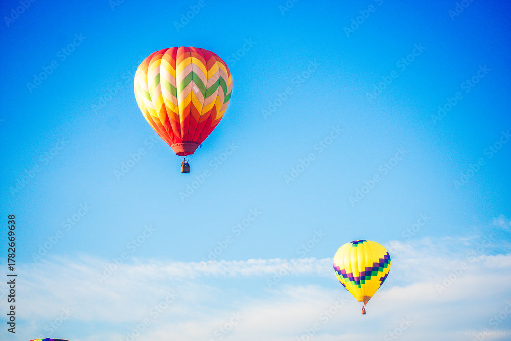 Naklejka premium hot air balloons