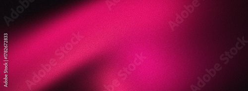 Dark grainy poster background, with purple magenta pink colors, abstract noise texture wide banner backdrop and header cover design