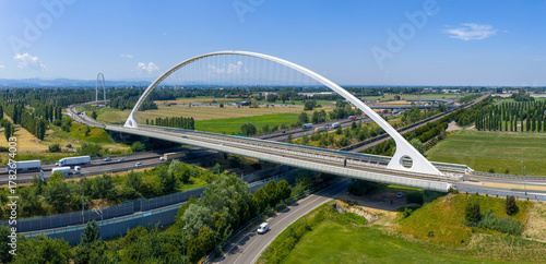 PONTE AUTOSTRADA A1 REGGIO EMILIA 