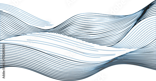 "Abstract Flowing Lines – Modern Wave Pattern Background"