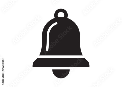 Bell ring icon, Bell ring solid vector