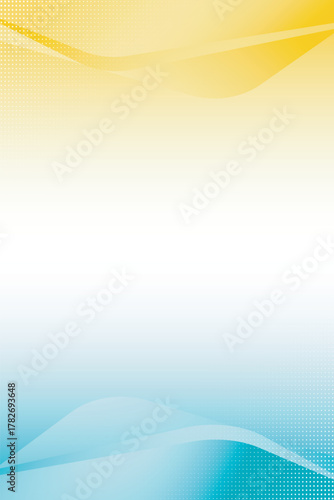 Abstract gradient blue and yellow background with geometry shape or soft backdrop wallpaper for flyer banner