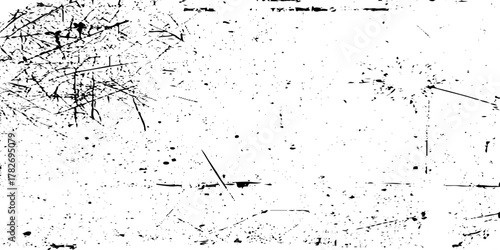Abstract white and black grunge dust particle and dust grain texture. old grunge texture with scratches and cracks paint wall texture. dust overlay distress grain with scratch grunge urban background.