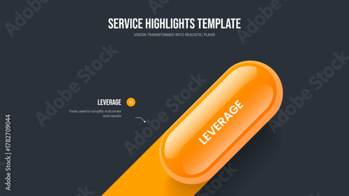 Investor Development One Step Infographic Presentation Layout. Marketing Planning Slide Design Vector Illustration. Product Insight 1 Option Diagram Slideshow Template.