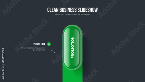 Financial Planning One Option Infographic Slideshow Template. Project Profile 1 Element Diagram Presentation Layout. Creative Performance Frame Design Vector Illustration.