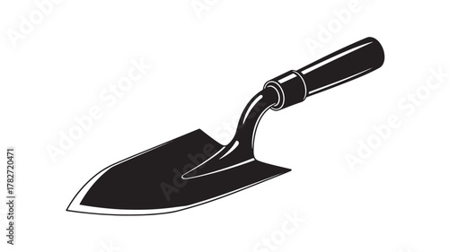 Get your garden growing with this sleek black trowel, perfect for planting seeds and transplanting seedlings with ease, making gardening a joy this spring