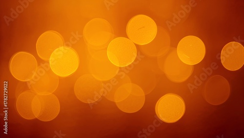 Warm Glowing Bokeh Lights Creating a Festive Atmosphere During a Celebration