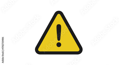 Warning Sign Exclamation Mark Yellow Triangle.
