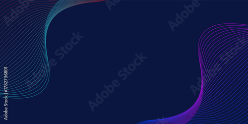 Wavy pink blue blAbstract particles background with light effect. Halftone Blue Background .ended lines with blue and purple gradient mesh abstract background nice for wallpaper ,banner or card