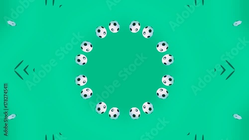 Abstract 3D Kaleidoscope Mosaic Animation Featuring Seamless Geometric Patterns and Ornament Loops for Creative Background Projects
