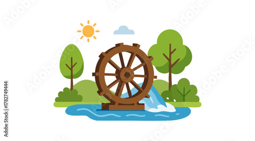 Water Wheel: Harnessing Renewable Hydropower