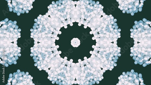 Ornamental Kaleidoscopic Mandala Background: A Mesmerizing Abstract 3D Geometric Mosaic with Intricate Patterns and Hypnotic Symmetrical Designs for Dynamic Visual Appeal
