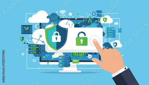 Ensure data security with cloud protection and cyber safety solutions, a modern approach to online security and privacy