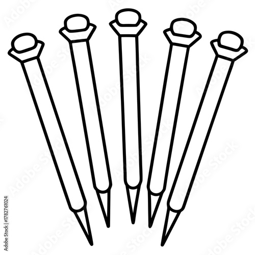 Clothespin Vector Illustration