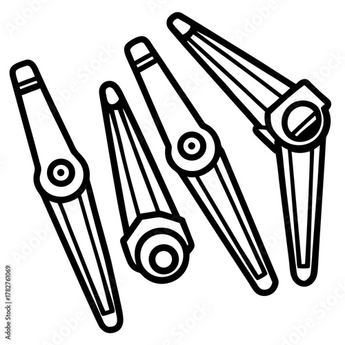Clothespin Vector Illustration