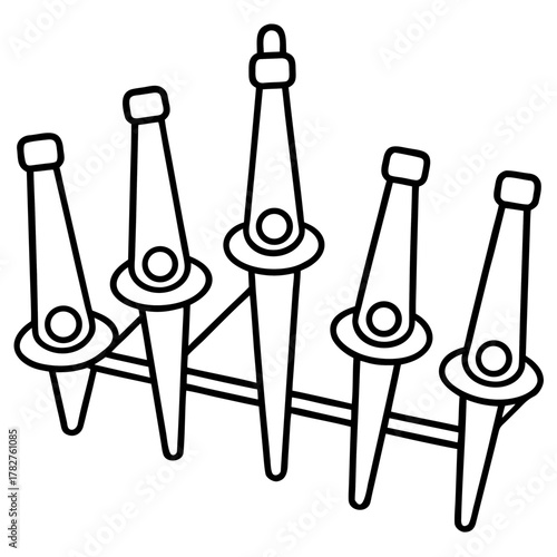Clothespin Vector Illustration