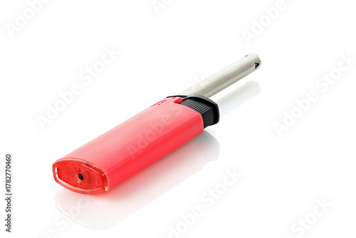 Wallpaper Mural Gas lighter for stove isolated on white background. Close-up Torontodigital.ca