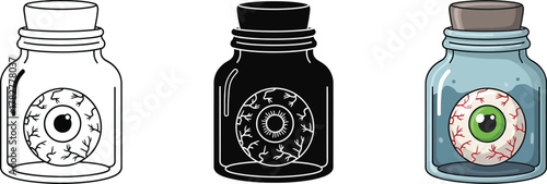 Eyeball in a jar