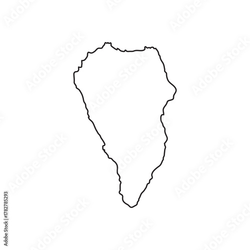 La Palma Island Map icon