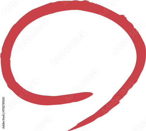 원-동그라미-채점-정답-시험채점-빨간펜-체크-중요표시-맞음-강조-낙서-브러쉬-붓터치-거친