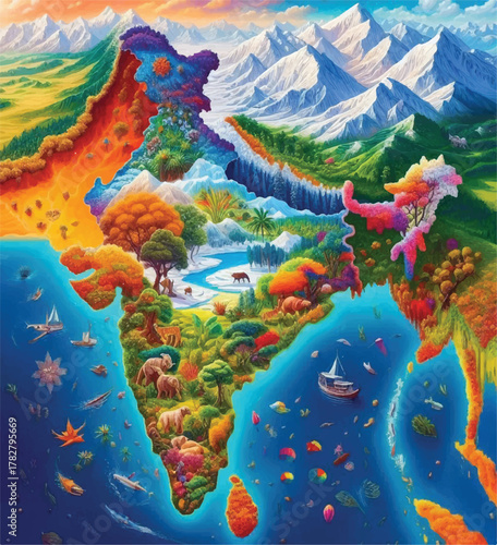 India's Natural Diversity Land of Every climate zone