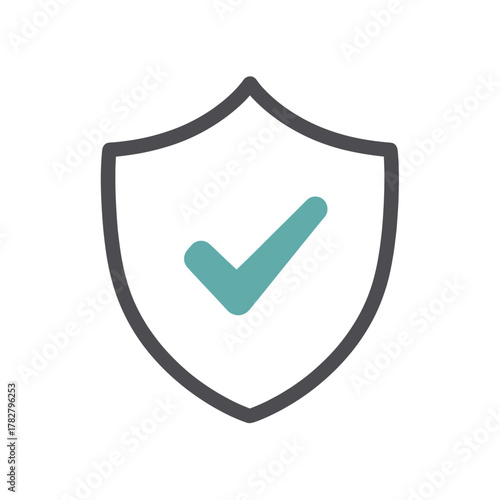 AI Security Soft Outline Icon, Smart Protection