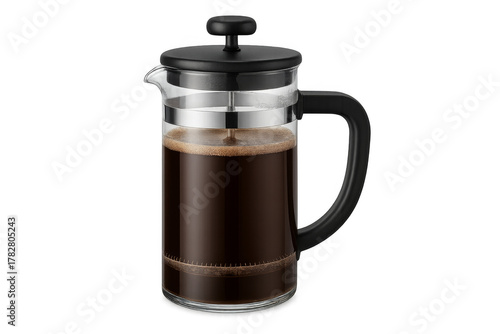 Wallpaper Mural French press coffee maker brewing brown beverage Torontodigital.ca