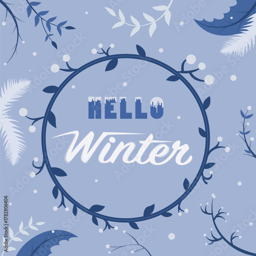 Social media post for the winter season change..