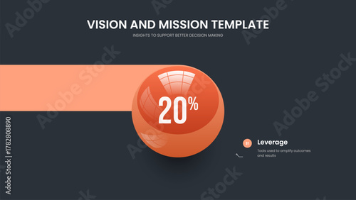 Investor Performance 1 Step Infographic Presentation Layout. Educational Launch One Option Chart Frame Design. Clean Showcase Slide Template Vector Illustration.