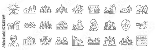 disaster, explosion, war, destruction, city, building, cemetery, cross, grave, crisis, economy, protest, people, conflict, poverty, sadness, disease, pollution, environment, damage, injured, hospital,