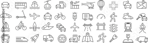 vehicles., travel, cable, illustration, such, parking, car, man, line, traffic, keywords:, rockets, pedestrians, displayed, transport, collection, rocket, bicycle, aspects, stations, map, train, ship,