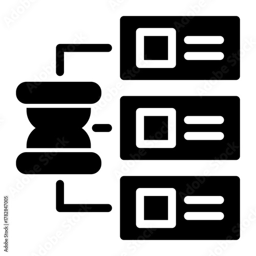 Task Planning Requirements Prediction Icon from Time Management Collection (Solid Style)