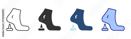 Tetanus Icon Set. Designed In Multi Style