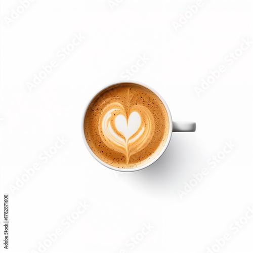 cup of coffee with a heart