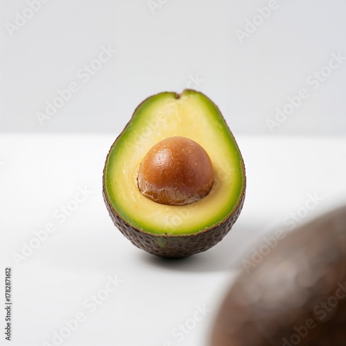 avocado cut in half