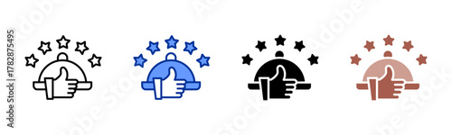 Customer Review icon sheet multiple style collection