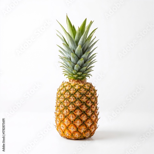 pineapple on white background
