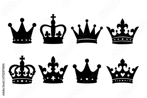 Variety of silhouette crowns.