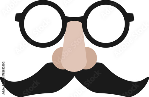 Cartoon Disguise – Glasses, Nose & Mustache