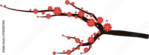 Chinese New Year Blossom Tree Branch