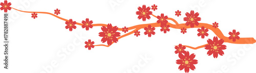 Chinese New Year Blossom Tree Branch